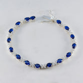 Autumn Promotion Minimal Blue Tennis Bracelet